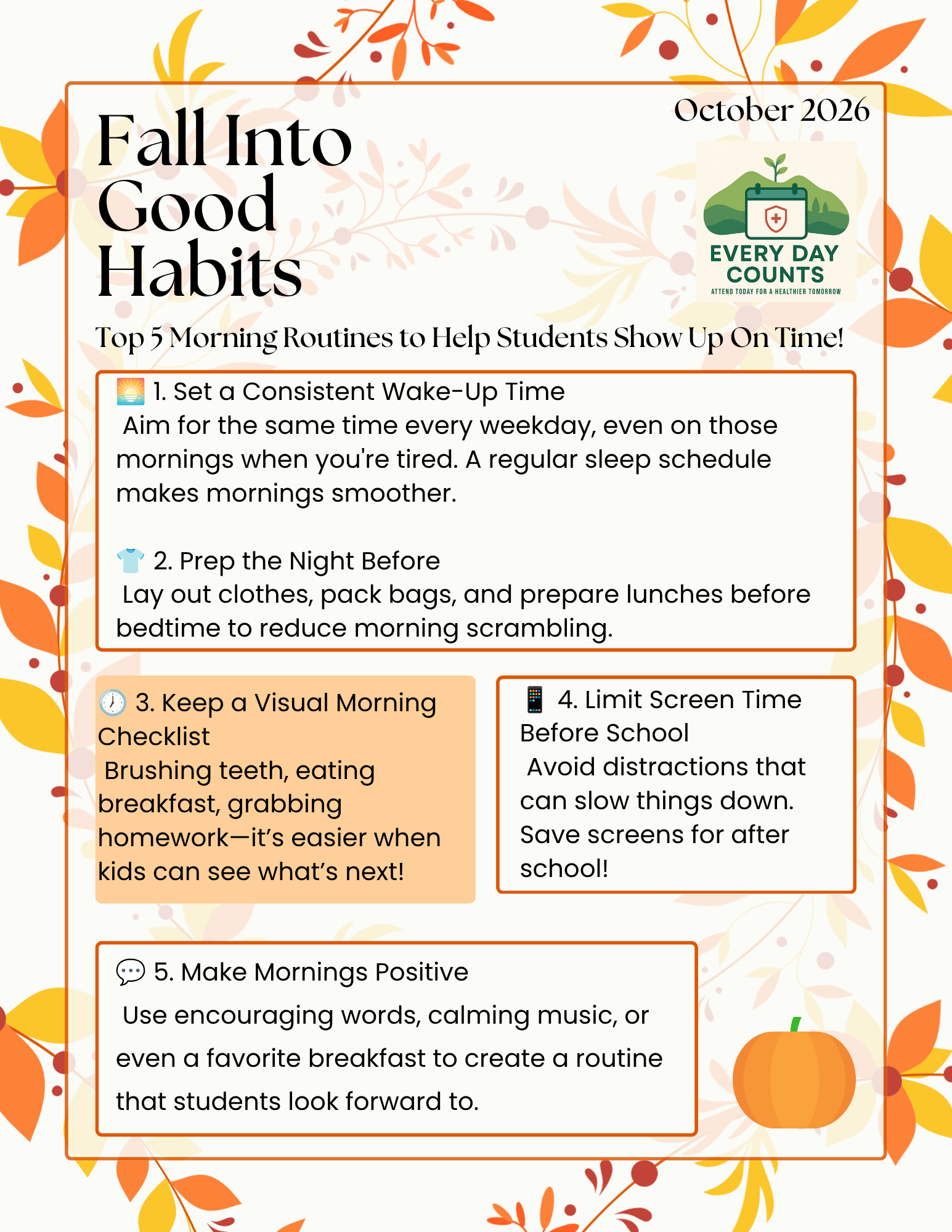 Good habits